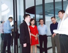 广东省工业和信息化局莅临天域调研制造业创新中心建设情况